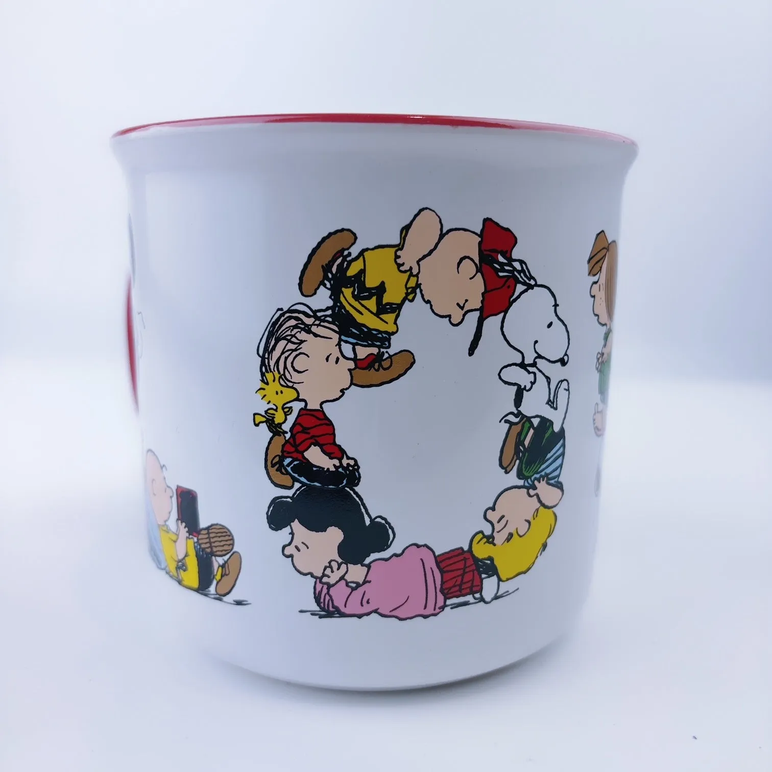 Peanuts Charlie Brown & Friends LOVE Ceramic Mug 21 oz