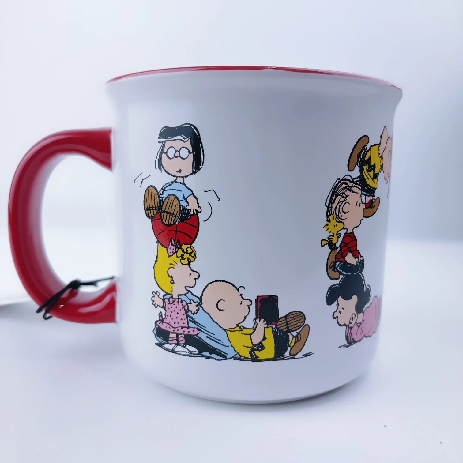 Peanuts Charlie Brown & Friends LOVE Ceramic Mug 21 oz