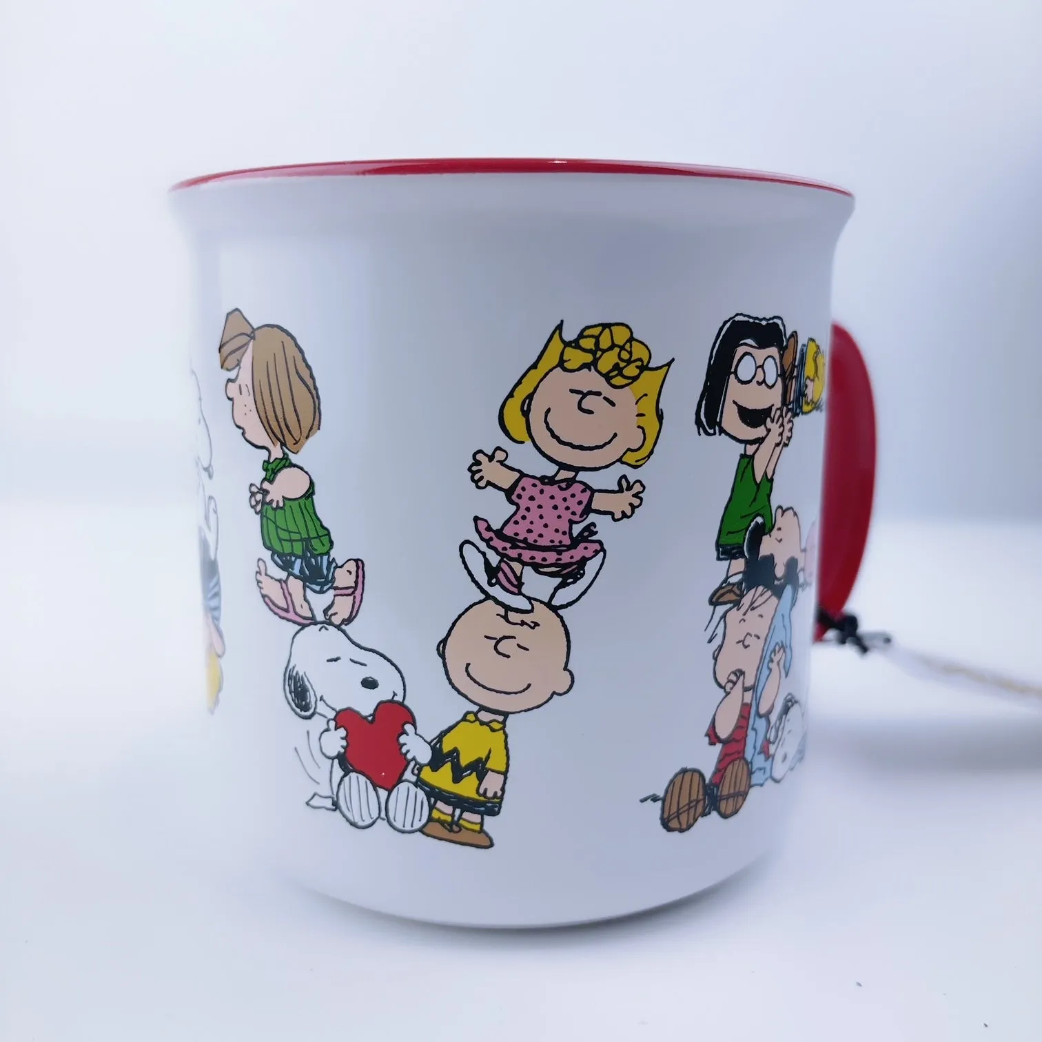 Peanuts Charlie Brown & Friends LOVE Ceramic Mug 21 oz