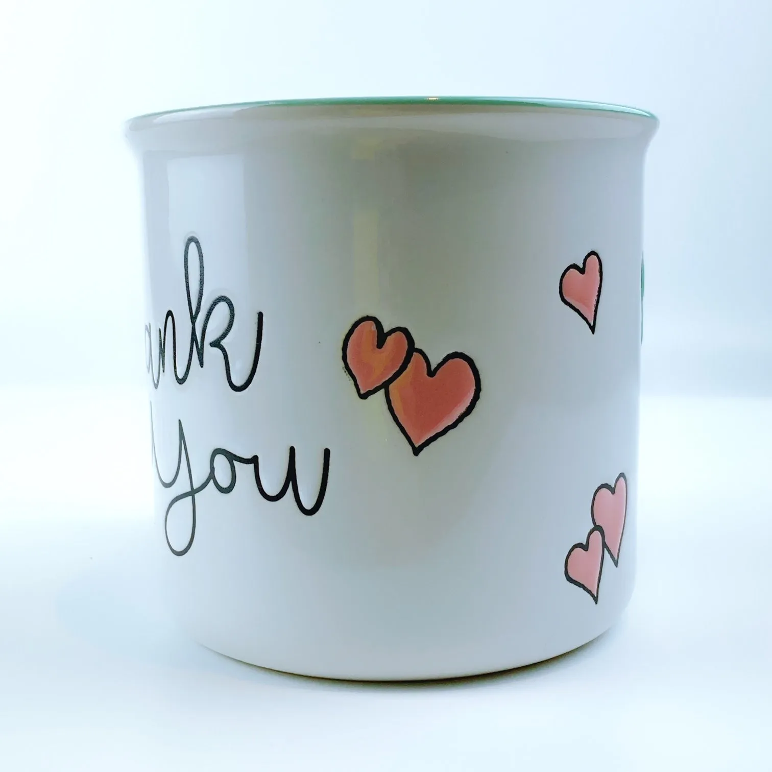 Peanuts Snoopy Scrub Wearing 'Thank You' Doctor Ceramic Mug 21 oz - Mint Green