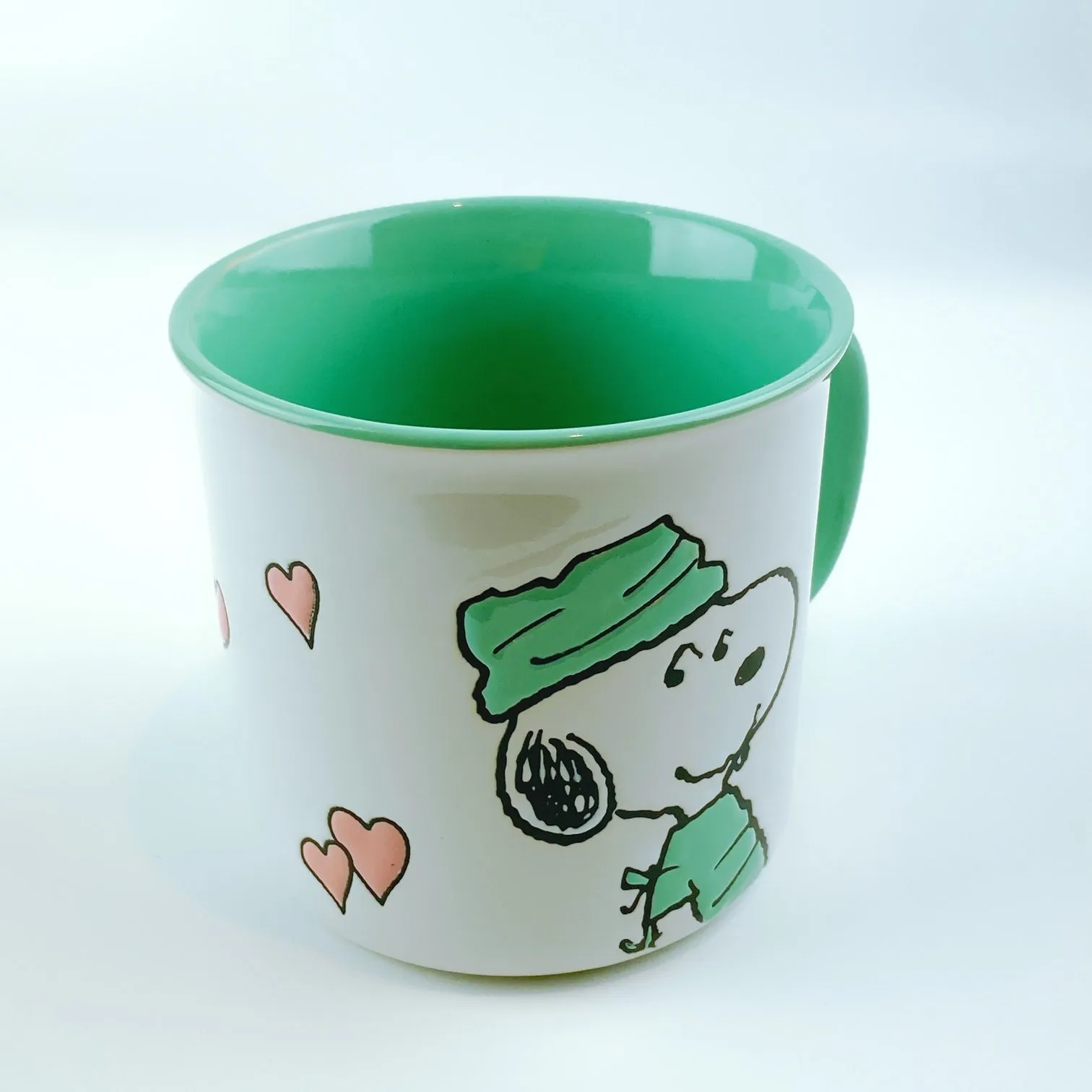 Peanuts Snoopy Scrub Wearing 'Thank You' Doctor Ceramic Mug 21 oz - Mint Green