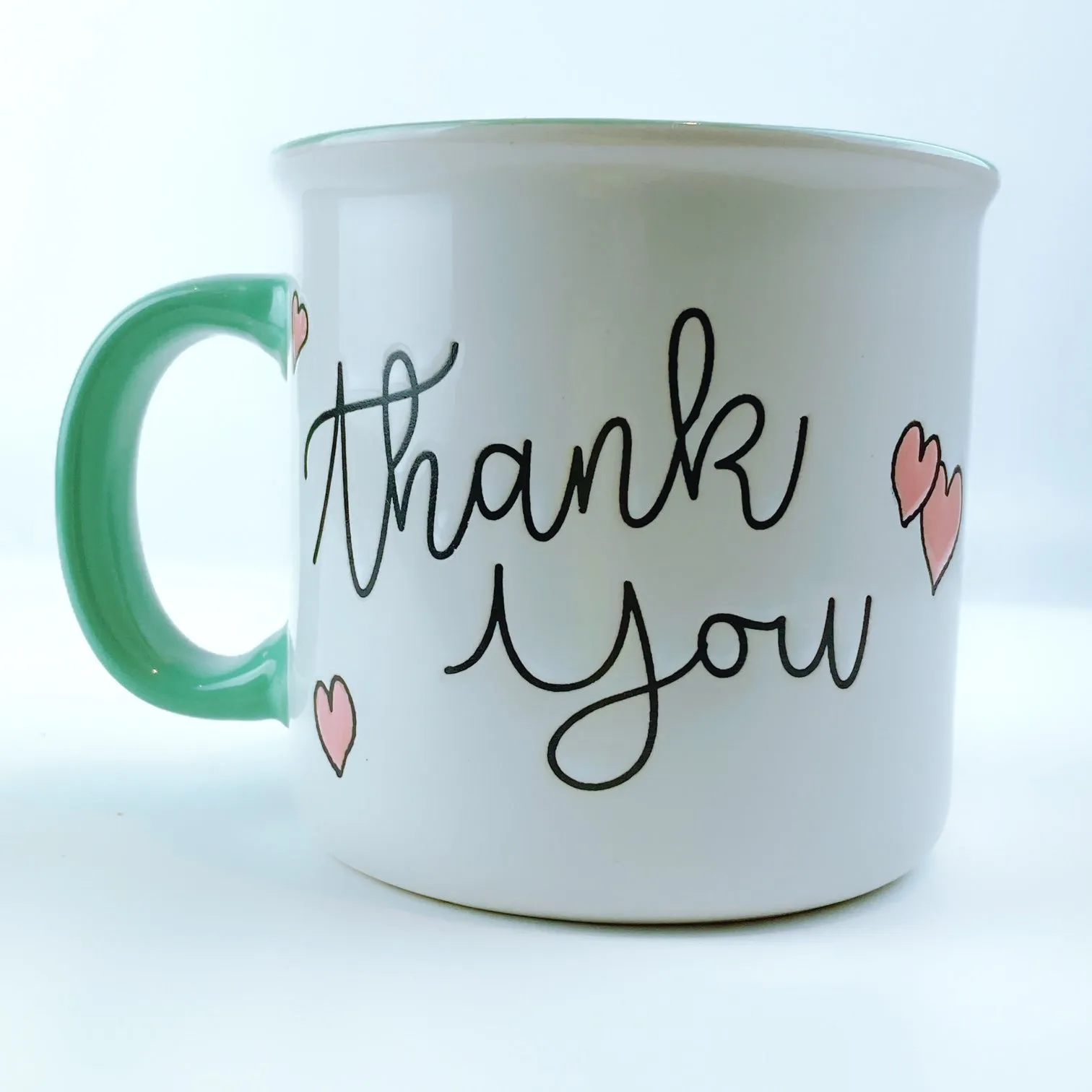 Peanuts Snoopy Scrub Wearing 'Thank You' Doctor Ceramic Mug 21 oz - Mint Green