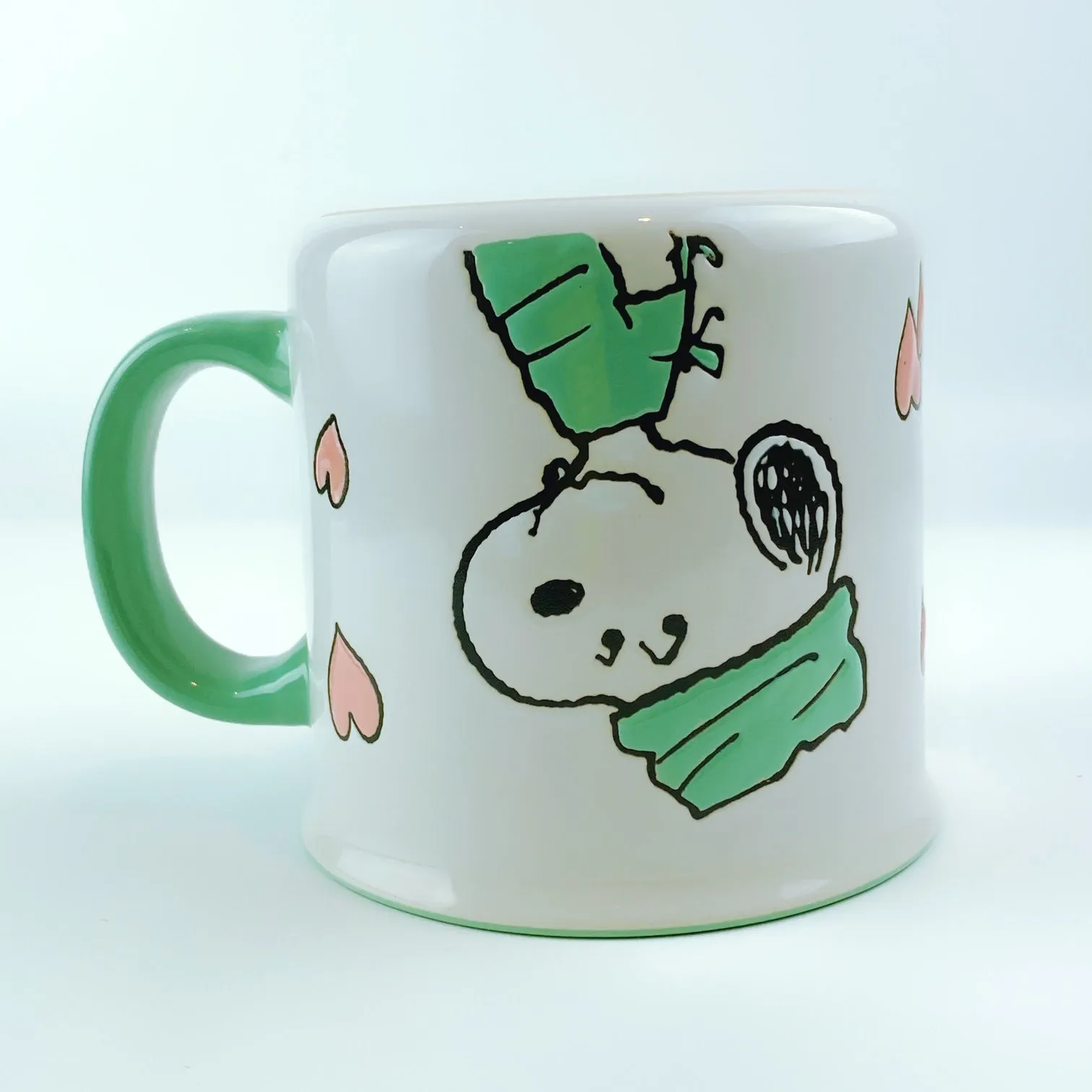 Peanuts Snoopy Scrub Wearing 'Thank You' Doctor Ceramic Mug 21 oz - Mint Green