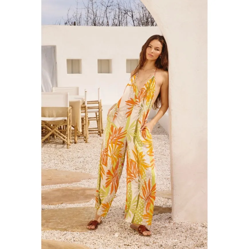 Pina Colada Open Back Jumpsuit