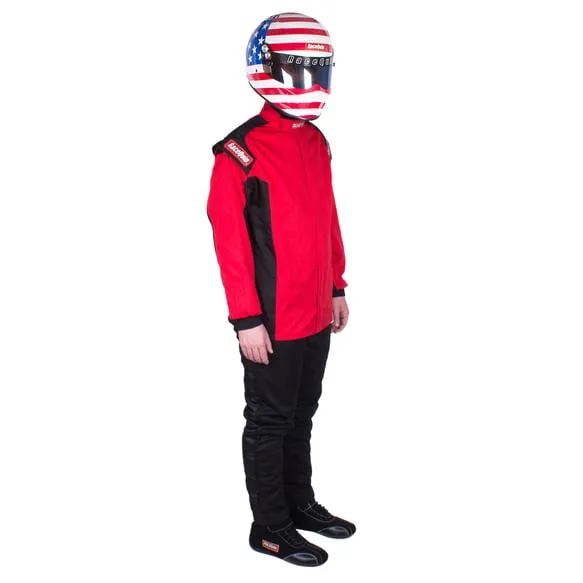 RaceQuip Single Layer Fire Suit Jacket - Red - Medium - 131913