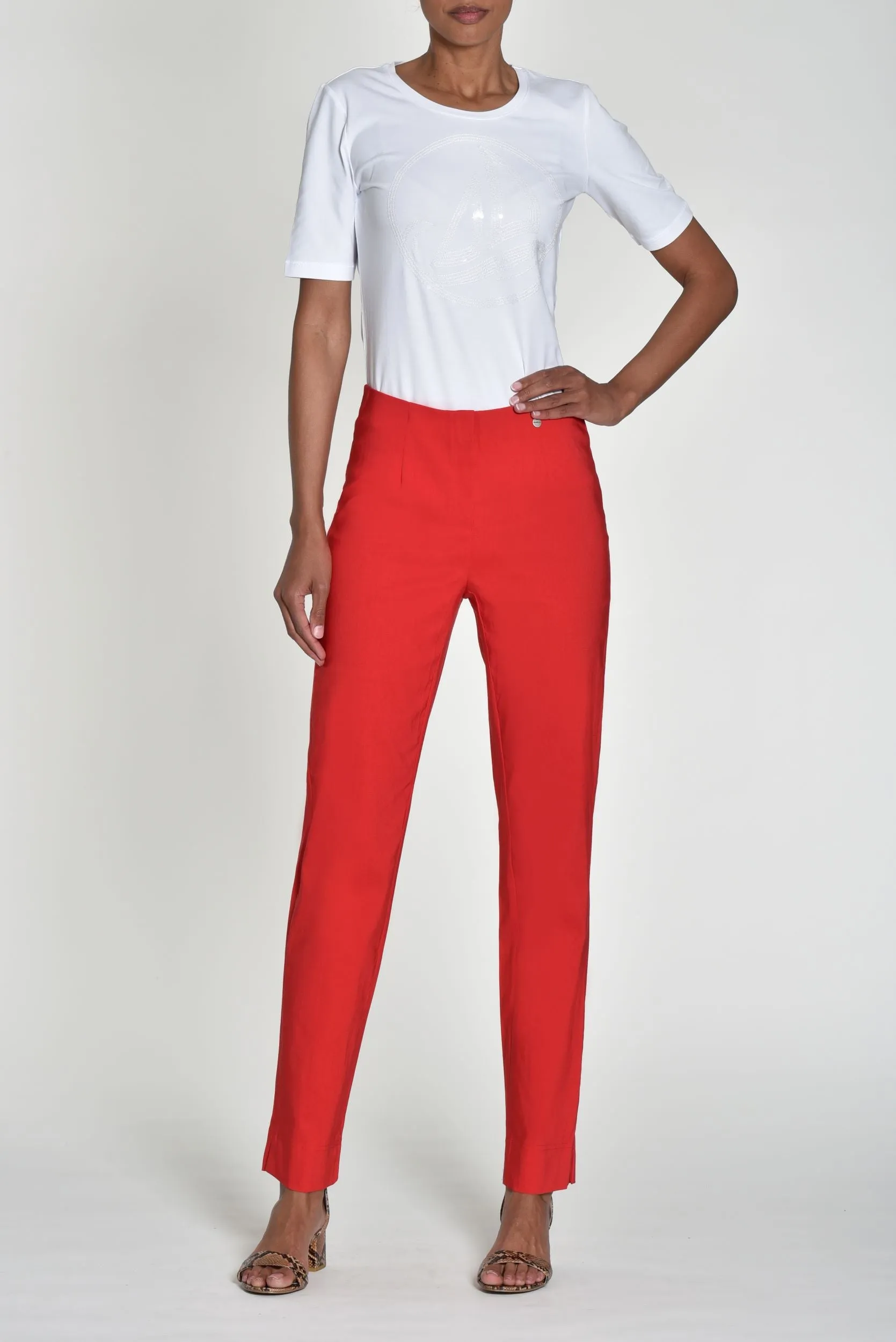 Robell Marie Full length pull on stretch trousers. All Colours