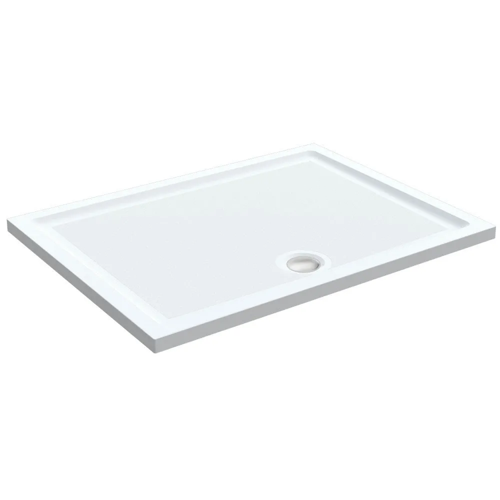 Roman Stone Solid Surface Anti Slip Shower Tray - 1000 x 800 x 40mm