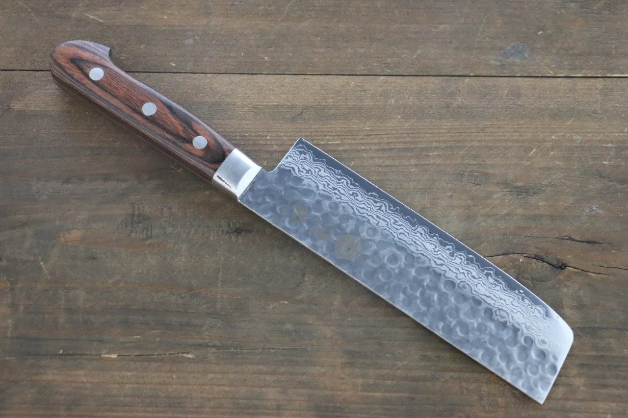 Sakai Takayuki VG10 17 Layer Damascus Nakiri 160mm (Super Deal)