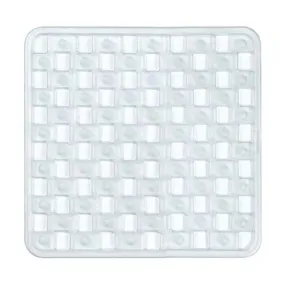 Supertex Clear PVC Shower Mat With Suction Pads 50x51cm GTCLRPVCSM