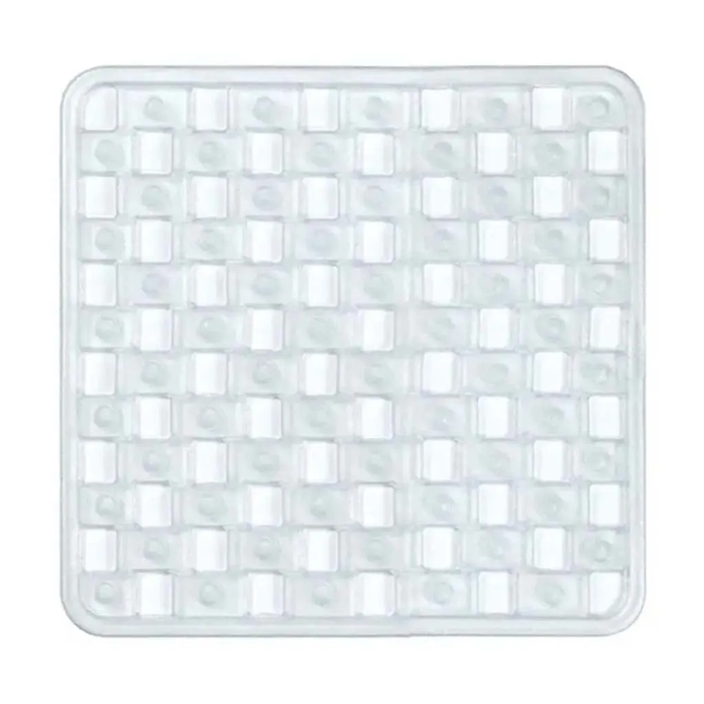 Supertex Clear PVC Shower Mat With Suction Pads 50x51cm GTCLRPVCSM