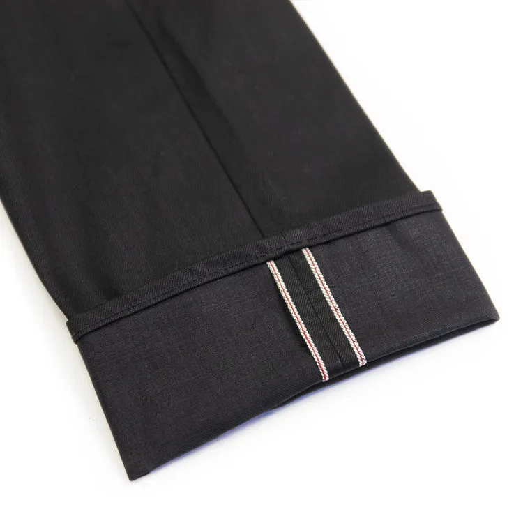 Tellason Ladbroke Grove Slim Tapered Japanese Black Selvedge Jeans 13.5 oz.