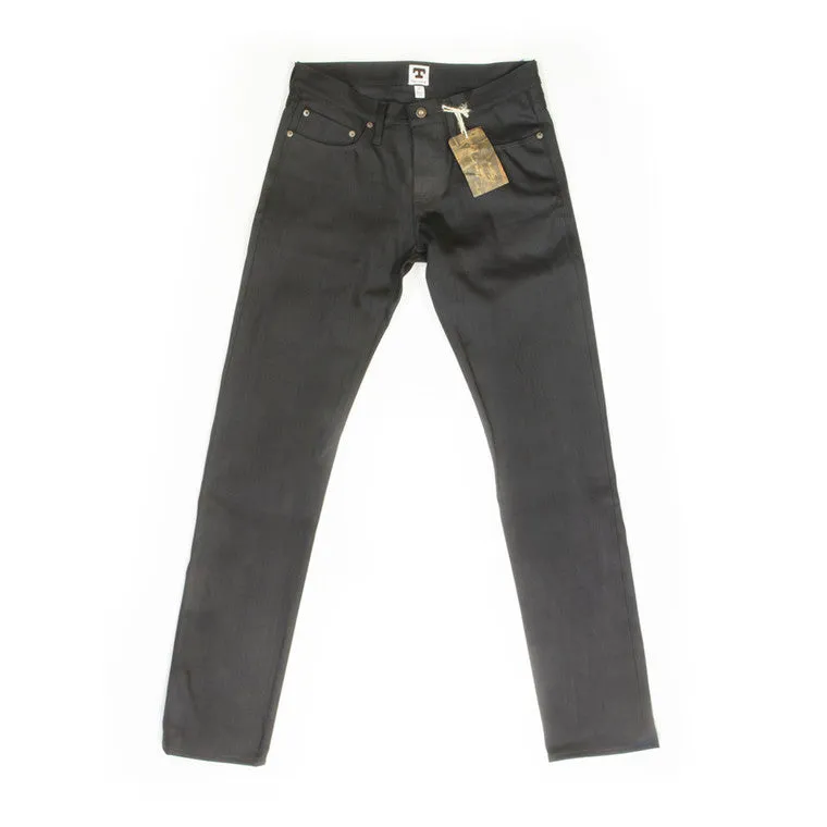 Tellason Ladbroke Grove Slim Tapered Japanese Black Selvedge Jeans 13.5 oz.